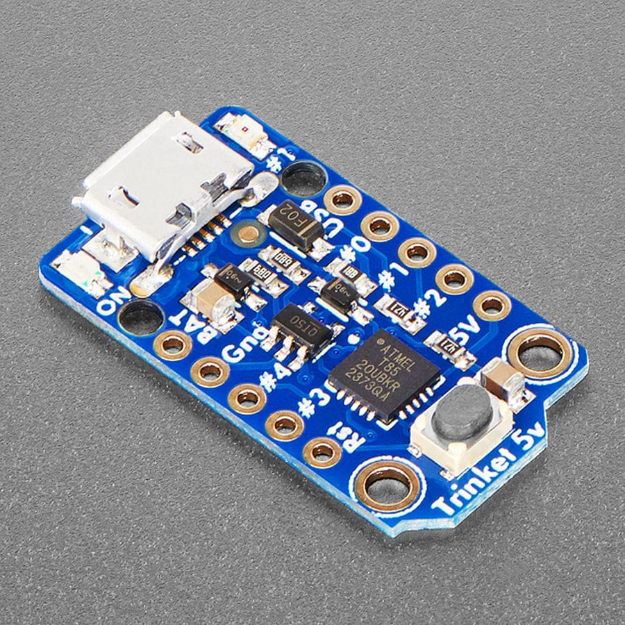 Adafruit Trinket - Mini Microcontroller - 5V Logic by Adafruit - The Pi Hut