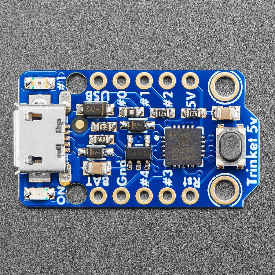 Adafruit Trinket - Mini Microcontroller - 5V Logic by Adafruit - The Pi Hut