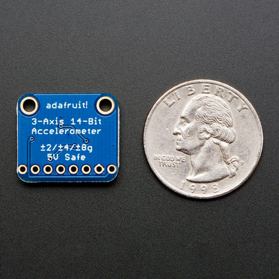 Adafruit Triple-Axis Accelerometer - ±2/4/8g @ 14-bit - MMA8451 by Adafruit - The Pi Hut
