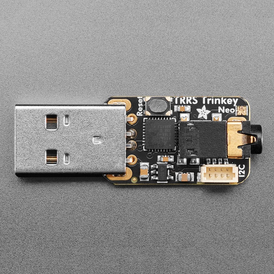 Adafruit TRRS Trinkey - USB Key for Assistive Technology by Adafruit - The Pi Hut