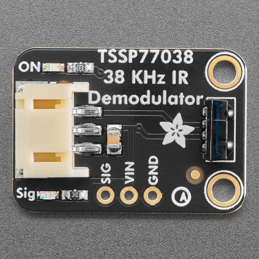 Adafruit TSSP77038 38KHz Infrared IR Demodulator Breakout - STEMMA JST PH 2mm by Adafruit - The Pi Hut