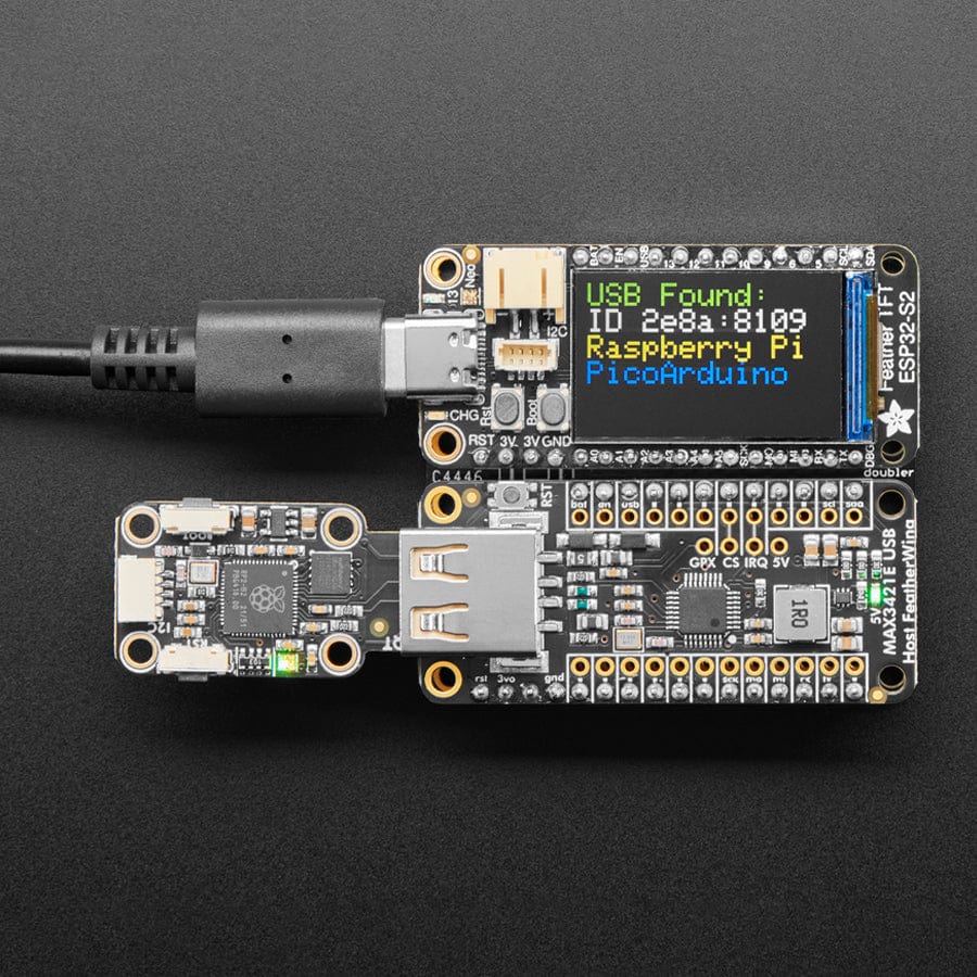 Adafruit USB Host FeatherWing with MAX3421E by Adafruit - The Pi Hut