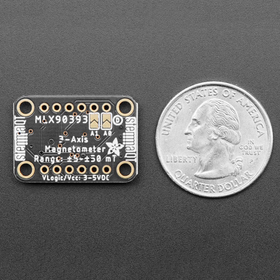 Adafruit Wide-Range Triple-axis Magnetometer - MLX90393 (STEMMA QT) by Adafruit - The Pi Hut