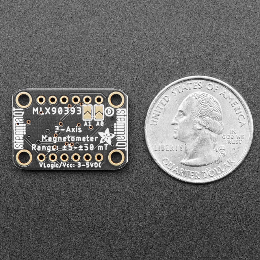 Adafruit Wide-Range Triple-axis Magnetometer - MLX90393 (STEMMA QT) - The Pi Hut