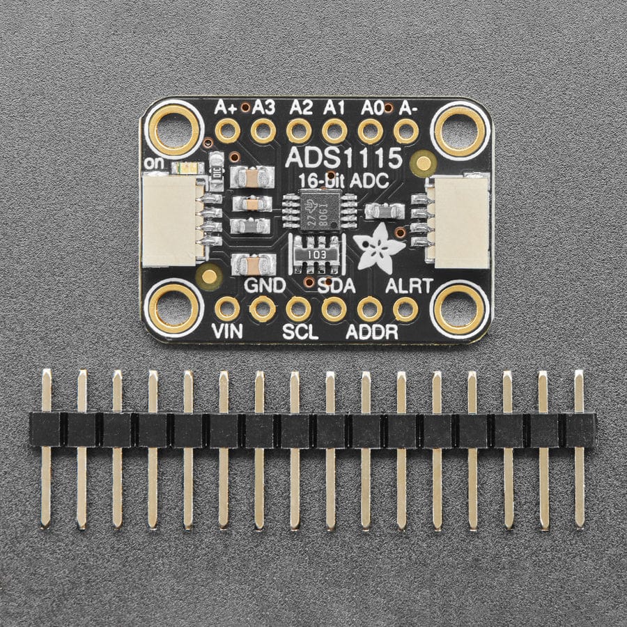 ADS1115 16-Bit ADC - 4 Channel with Programmable Gain Amplifier - STEMMA QT / Qwiic by Adafruit - The Pi Hut