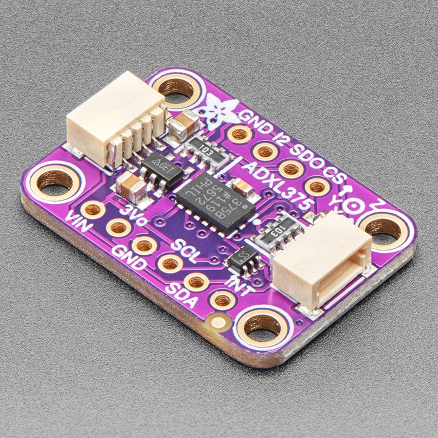 ADXL375 - High G Accelerometer (+-200g) with I2C and SPI (STEMMA QT / Qwiic) by Adafruit - The Pi Hut