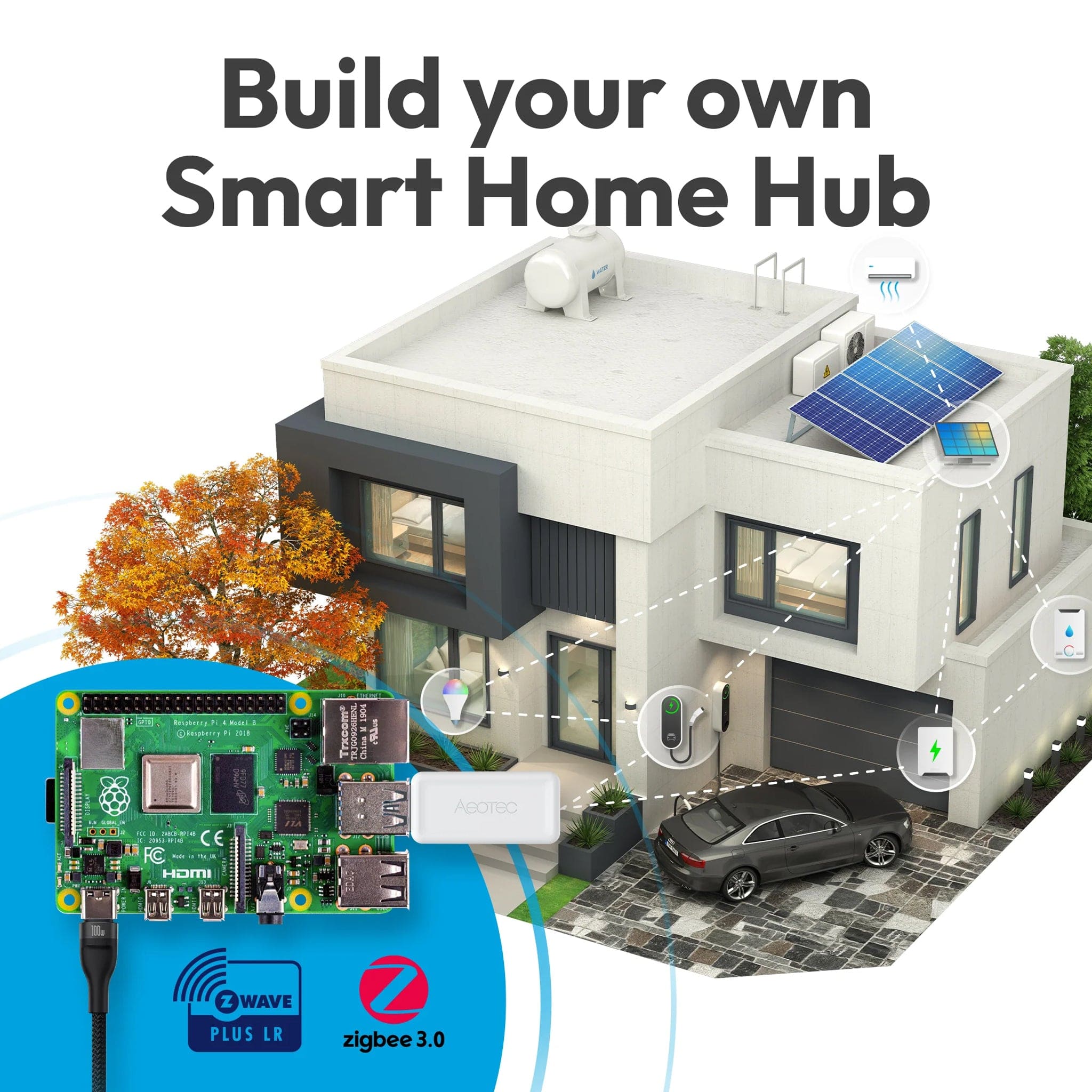 Aeotec Z-Stick 10 Pro (Zigbee + Z-Wave) by Aeotec - The Pi Hut
