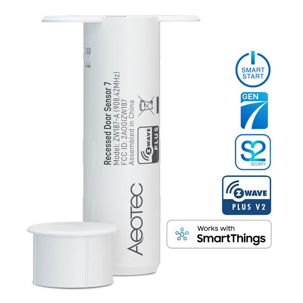 Aeotec Z-Wave Recessed Door Sensor 7 by Aeotec - The Pi Hut