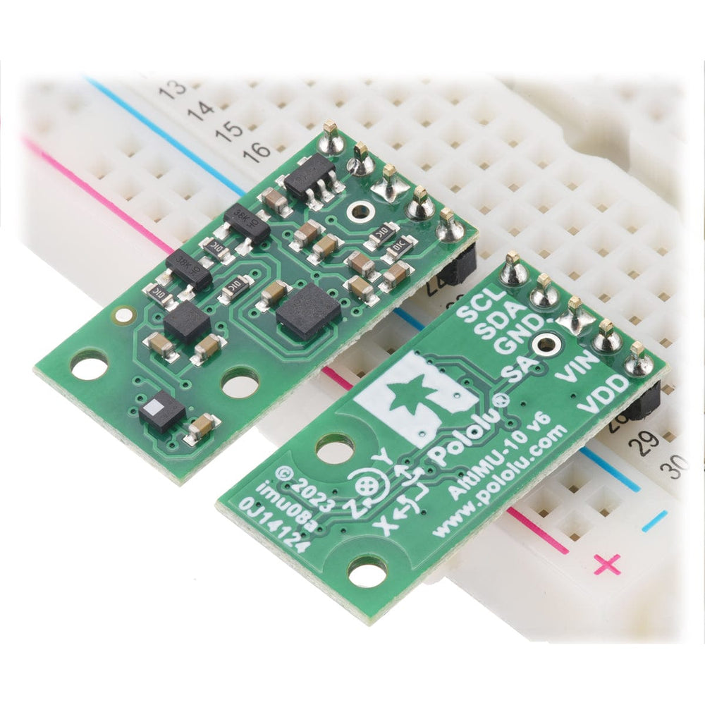 AltIMU-10 v6 Gyro, Accelerometer, Compass and Altimeter (LSM6DSO, LIS3MDL & LPS22DF) by Pololu - The Pi Hut
