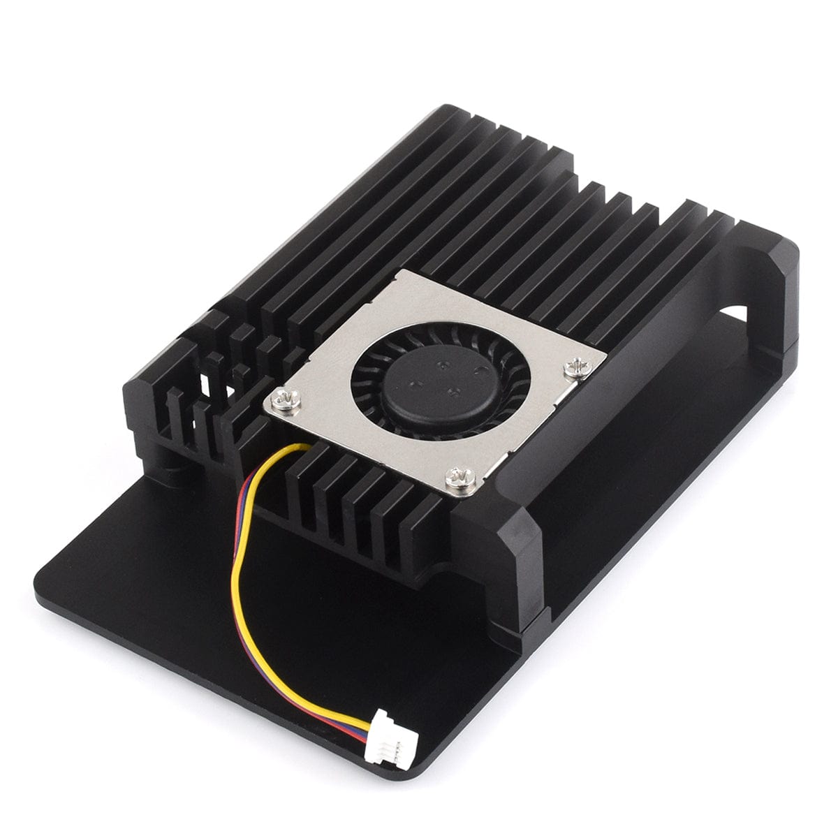 Aluminium Alloy Case with Blower Fan for Raspberry Pi 5 by Waveshare - The Pi Hut