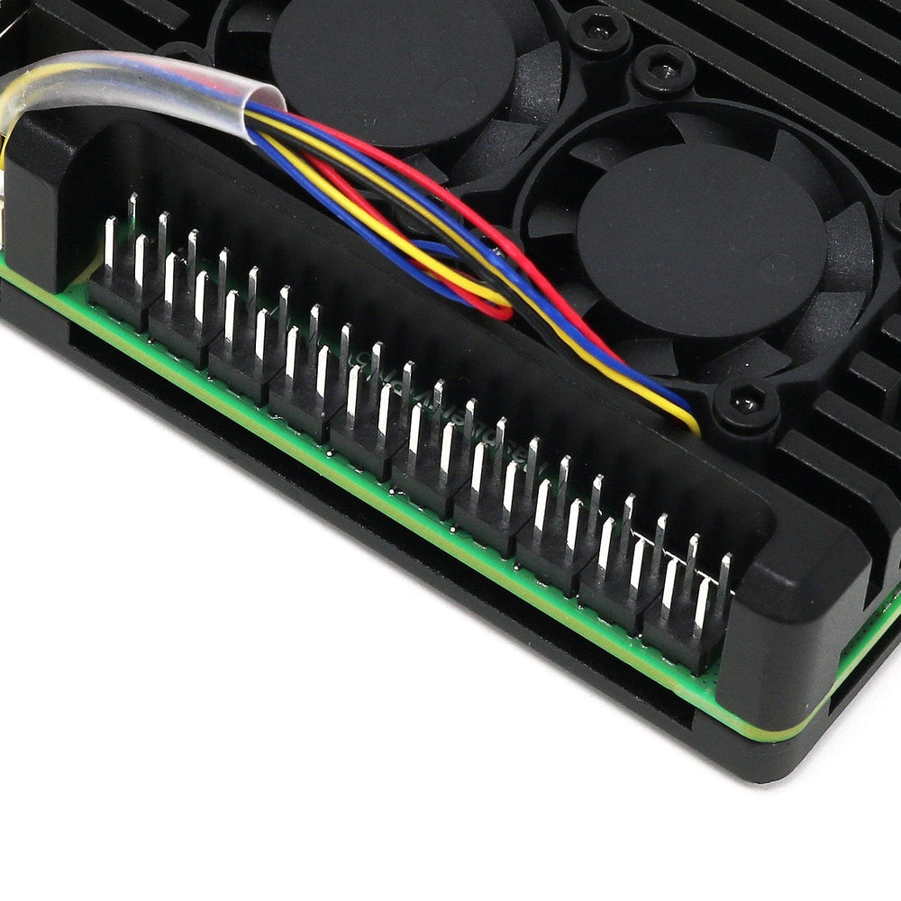 Aluminium Armour Dual-Fan Heatsink Case for Raspberry Pi 5 by The Pi Hut - The Pi Hut