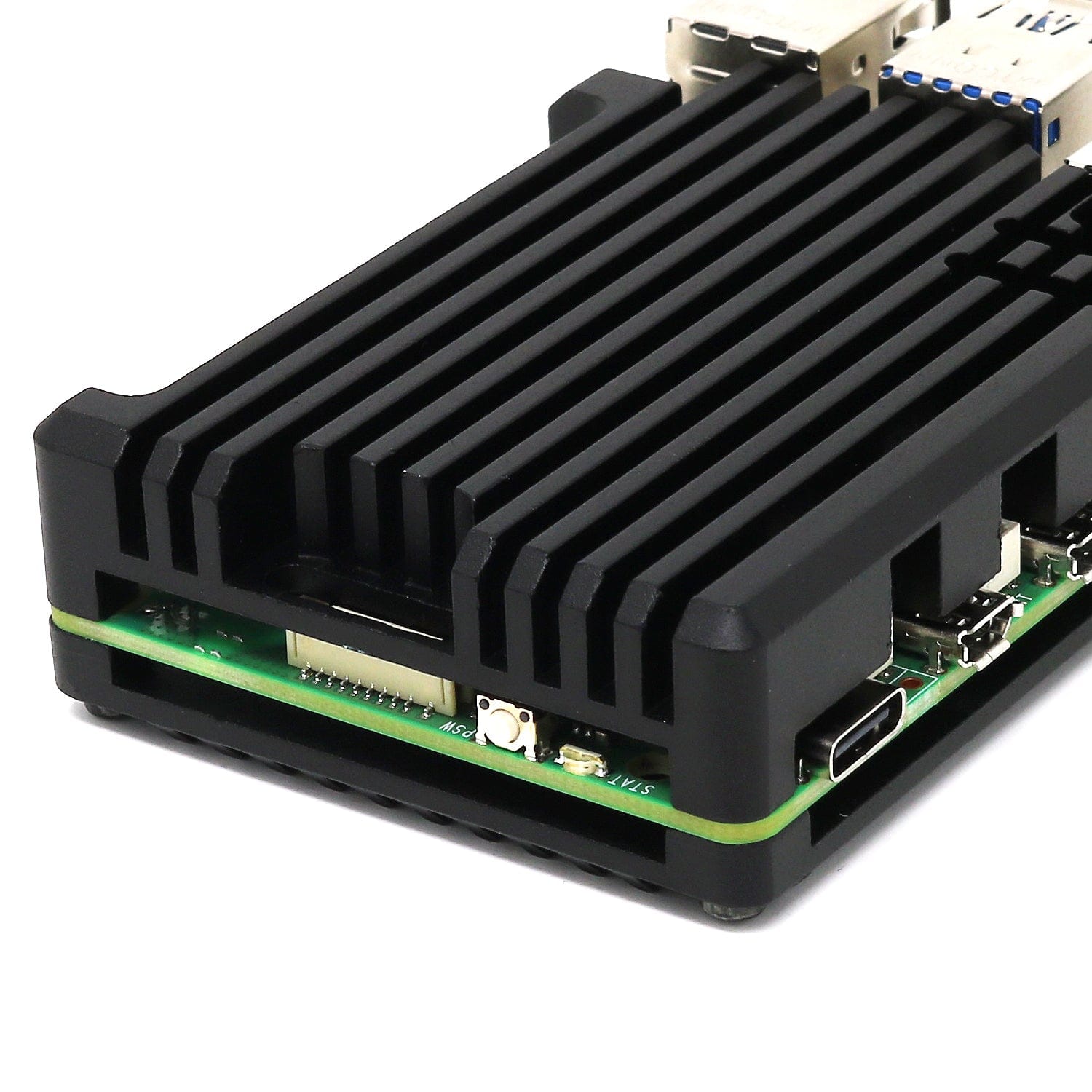 Aluminium Armour Heatsink Case for Raspberry Pi 5 by The Pi Hut - The Pi Hut