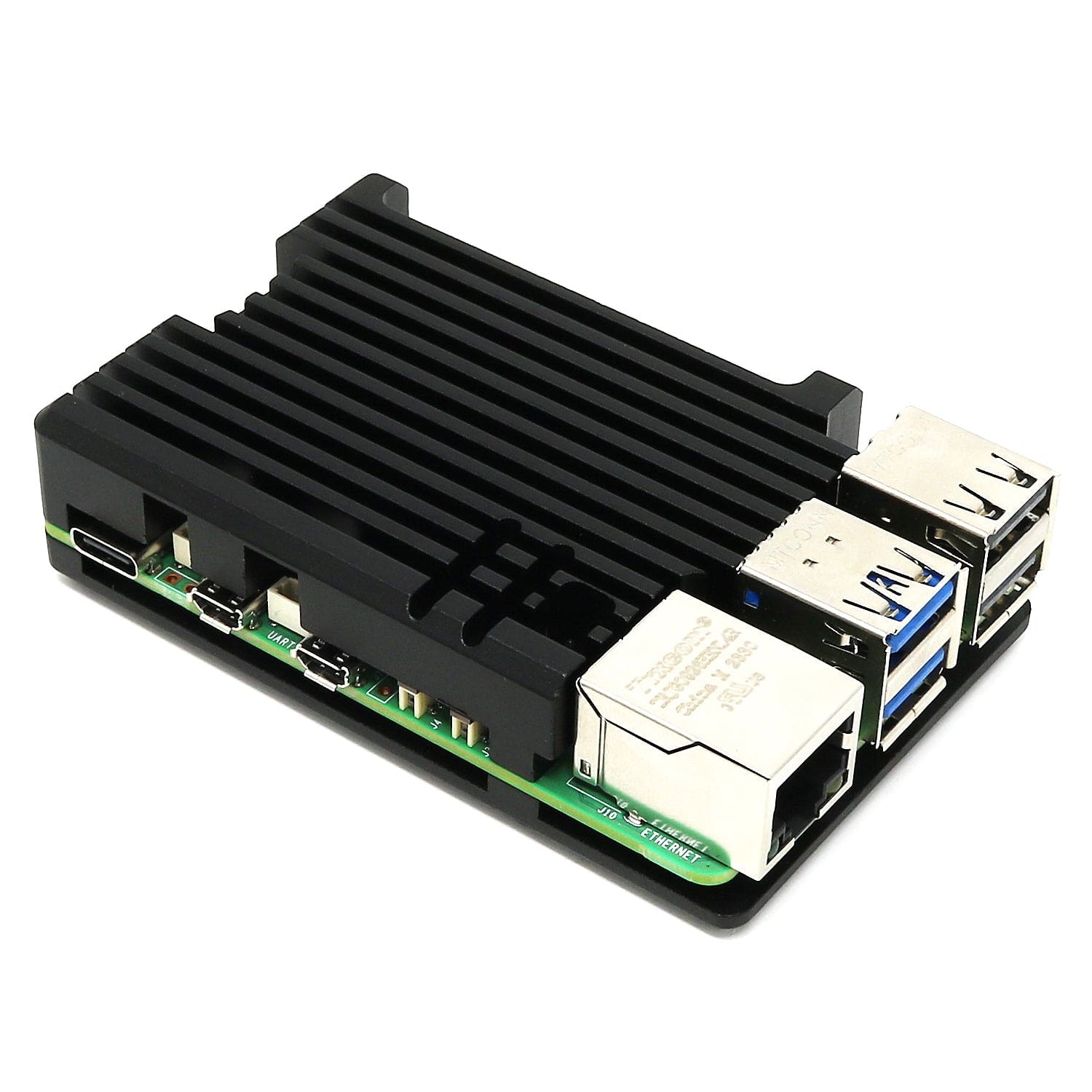 Aluminium Armour Heatsink Case for Raspberry Pi 5 by The Pi Hut - The Pi Hut