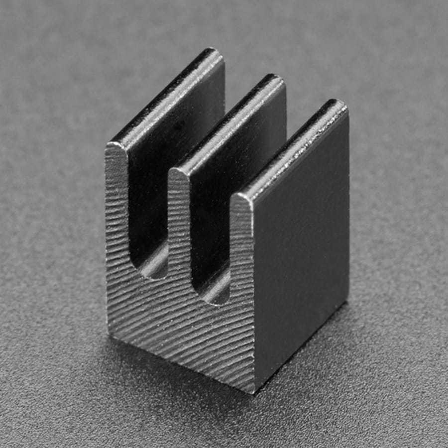 Aluminium SMT Heat Sink - 6.75mm x 6.75mm (Square) x 10mm (Tall) by Adafruit - The Pi Hut
