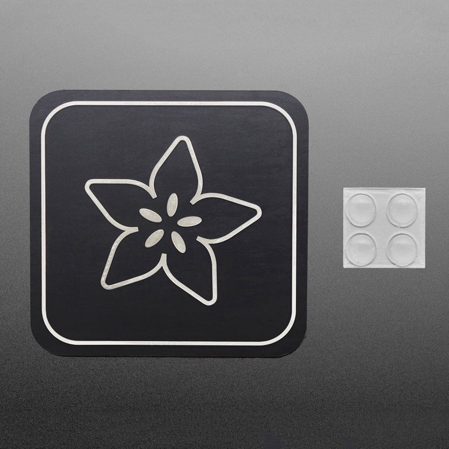 Aluminum PCB Coaster with Adafruit Logo by Adafruit - The Pi Hut