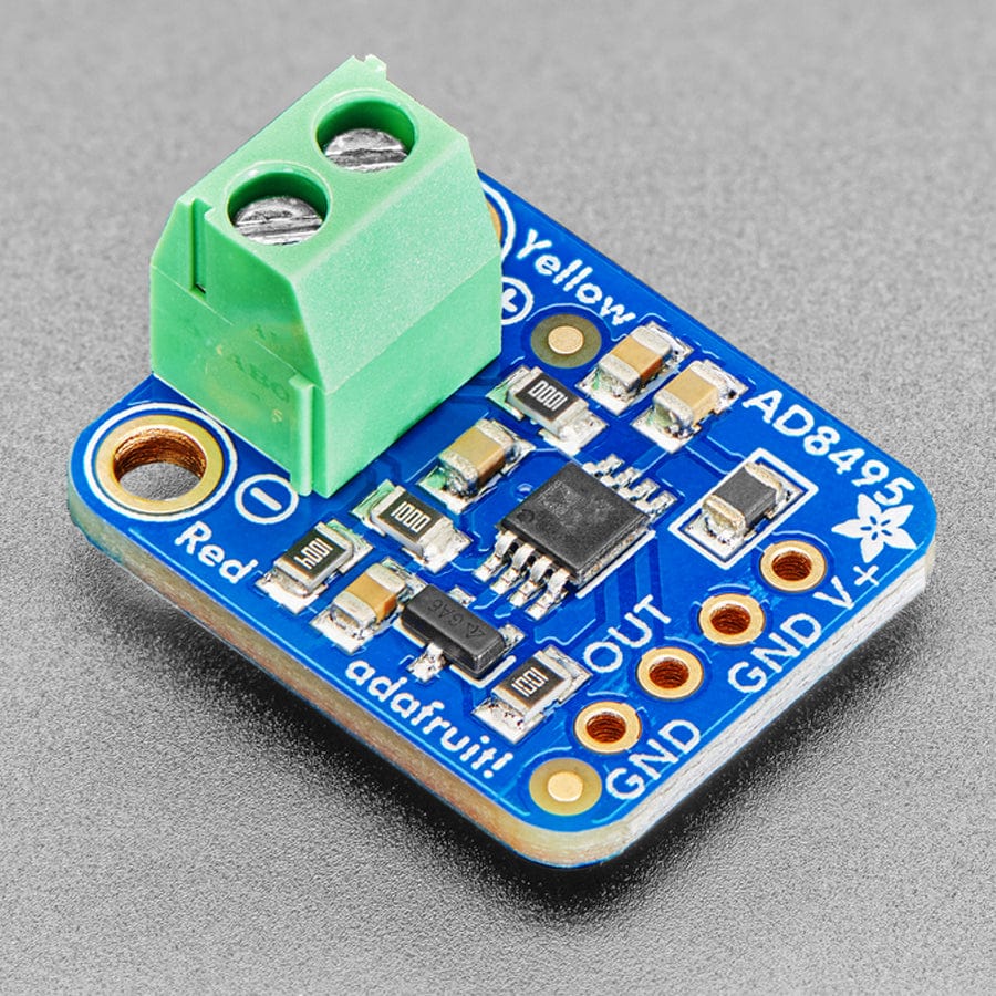 Analog Output K-Type Thermocouple Amplifier - AD8495 Breakout by Adafruit - The Pi Hut