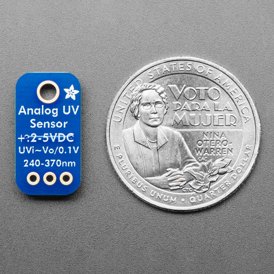 Analog UV Light Sensor Breakout - GUVA-S12SD by Adafruit - The Pi Hut