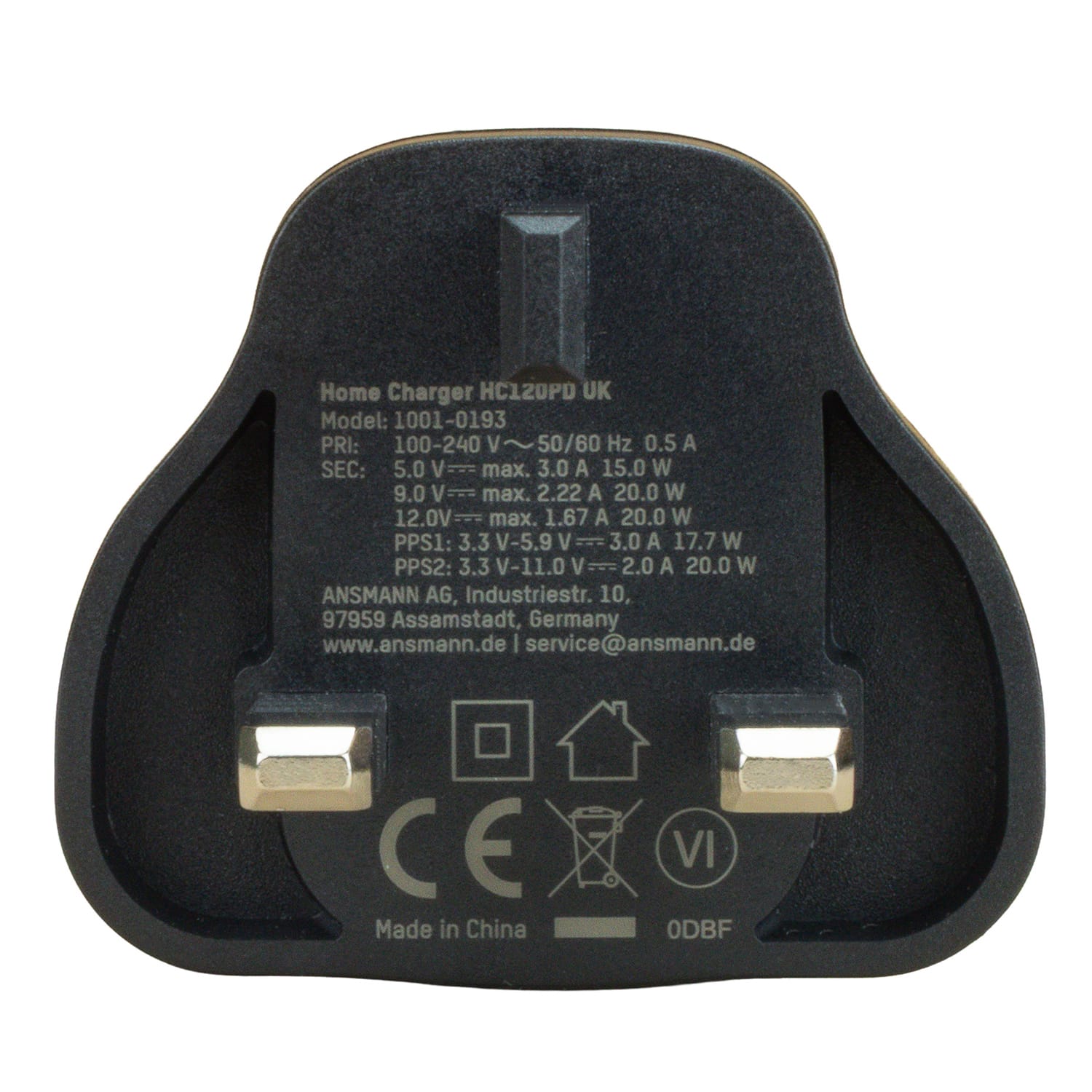 ANSMANN 20W Home Charger HC120UK by ANSMANN - The Pi Hut
