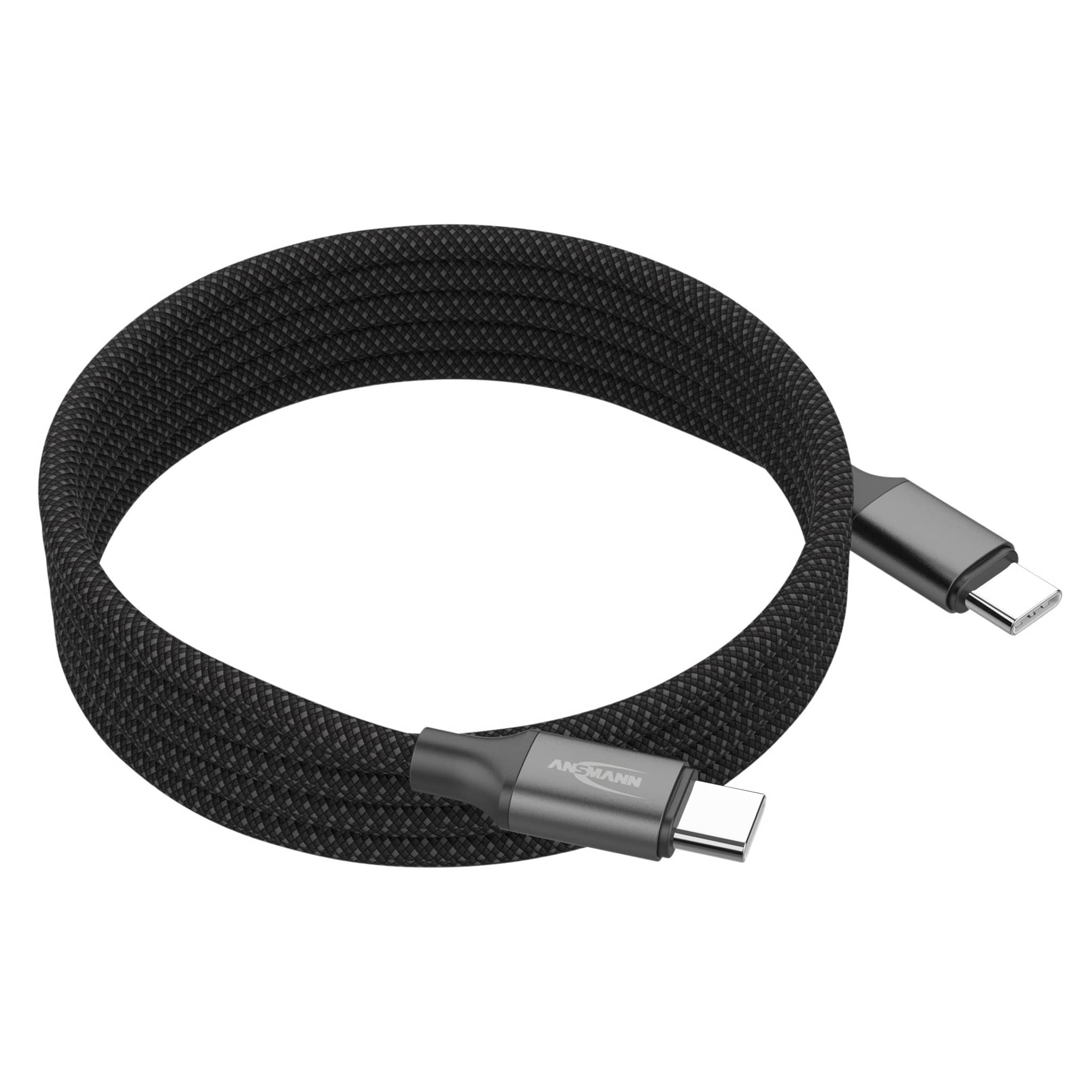 ANSMANN Magnetic USB-C to USB-C Cable - 120cm by ANSMANN - The Pi Hut