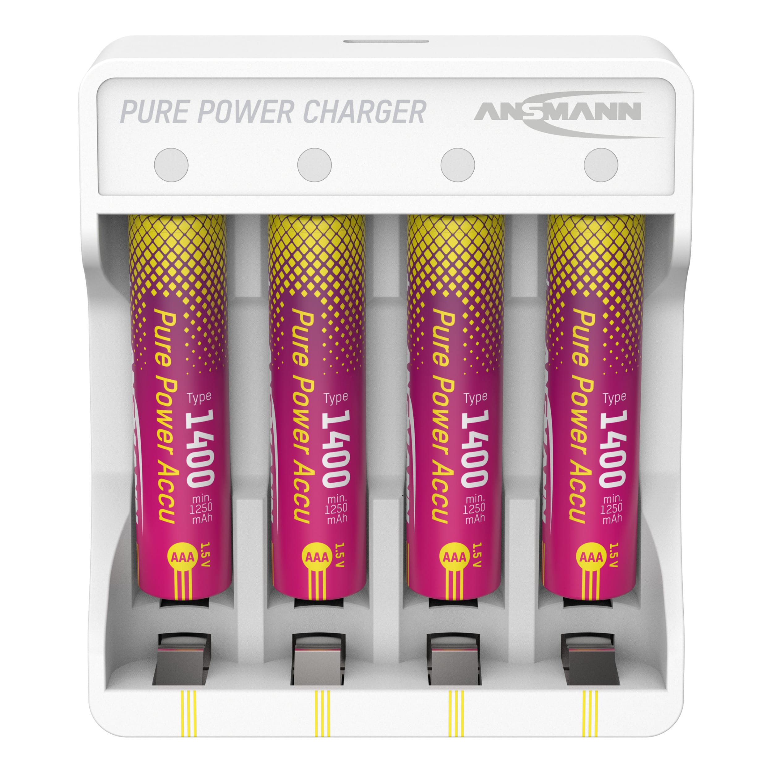 Ansmann Pure Power Combo - 4 x AAA Batteries + Charging Module by ANSMANN - The Pi Hut