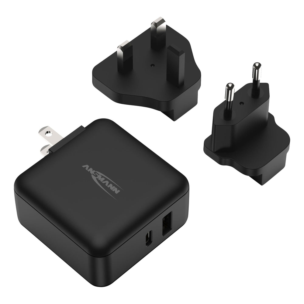 ANSMANN TC230PD USB Interchangeable Travel Charger by ANSMANN - The Pi Hut