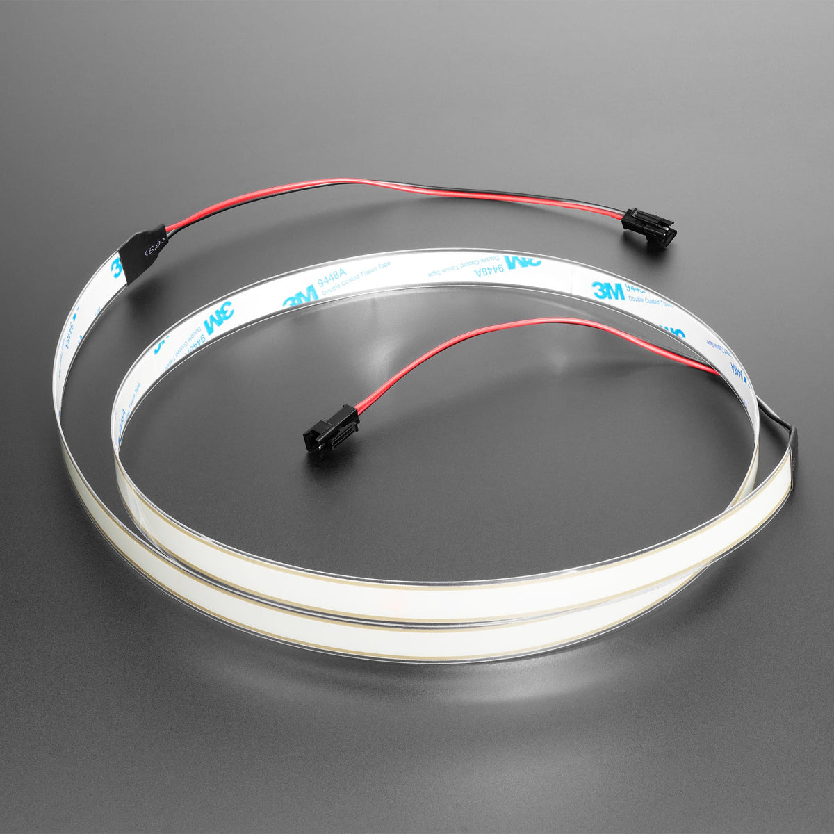 Aqua Electroluminescent (EL) Tape Strip - 100cm w/two connectors by Adafruit - The Pi Hut