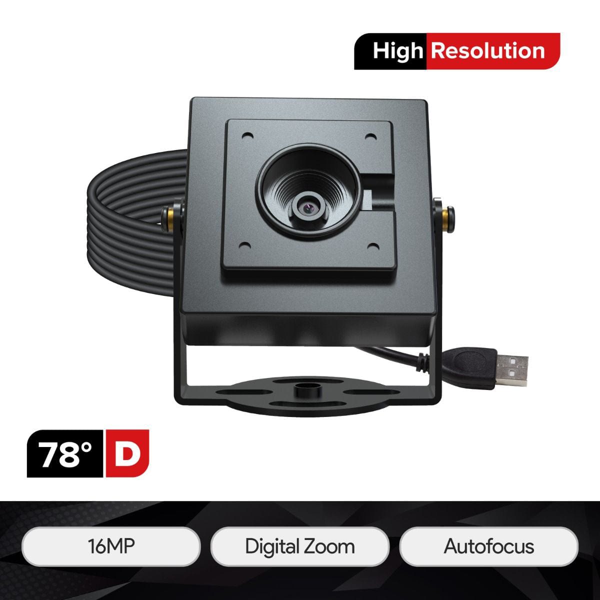 Arducam ezBOX Klarity - 16MP AutoFocus USB 2.0 UVC Camera by Arducam - The Pi Hut