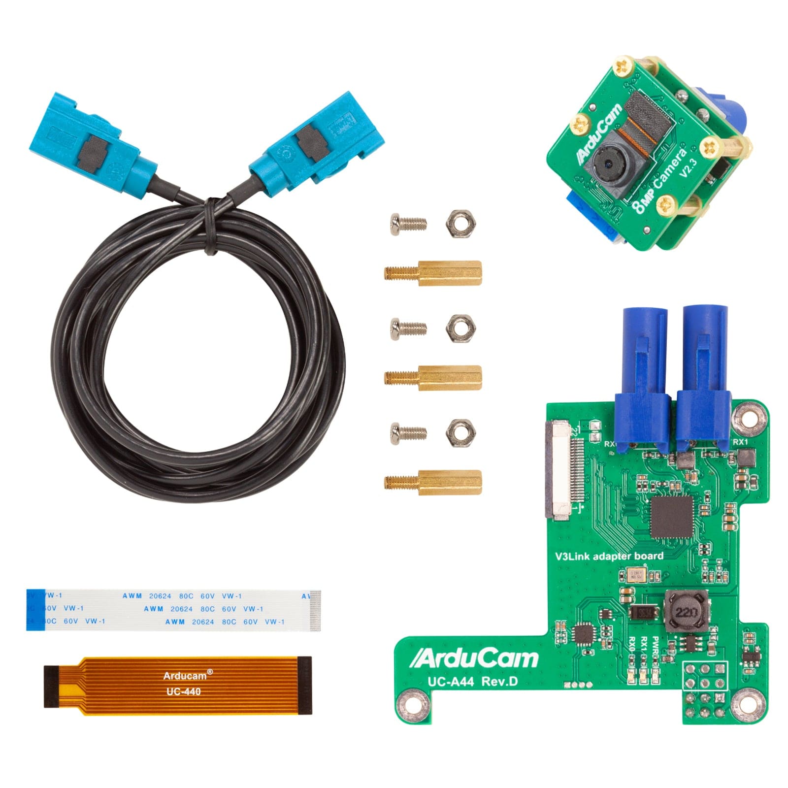 Arducam IMX219 V3Link Camera Kit for Raspberry Pi by Arducam - The Pi Hut