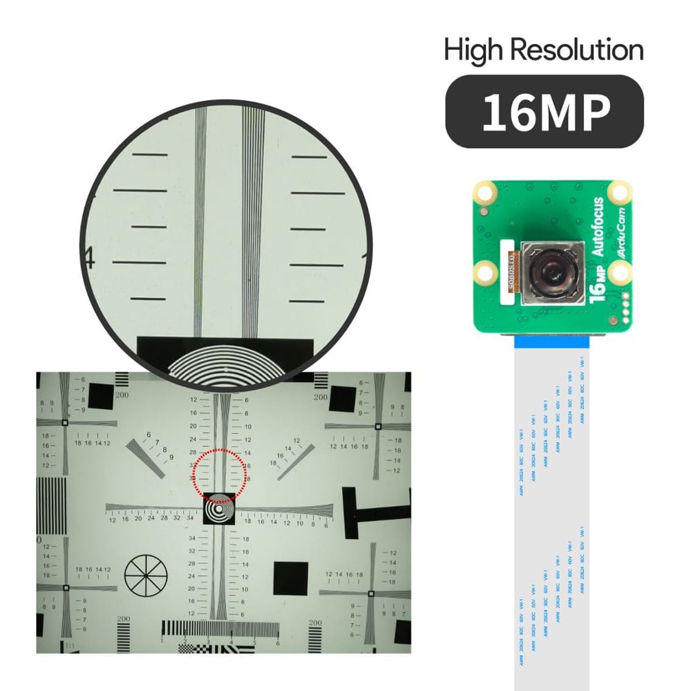 Arducam IMX519 PDAF&CDAF Autofocus Camera Module for Raspberry Pi by Arducam - The Pi Hut