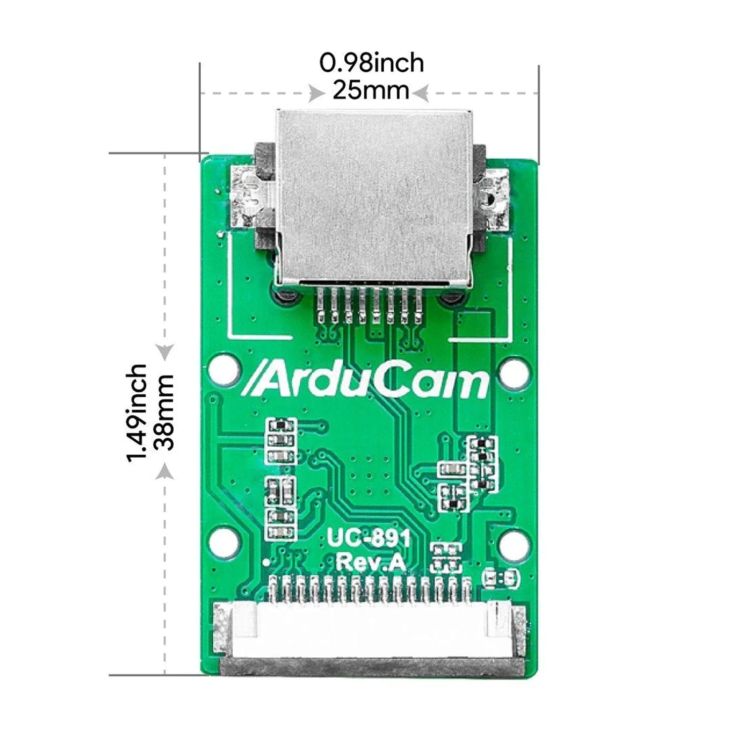 Arducam LAN Cable Extension Kit for Raspberry Pi Camera by Arducam - The Pi Hut