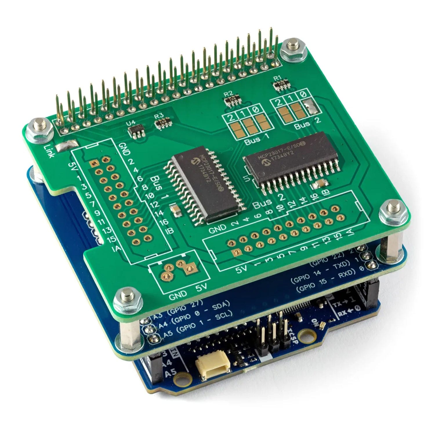 Arduino Uno to Raspberry Pi Adapter by ABelectronics - The Pi Hut