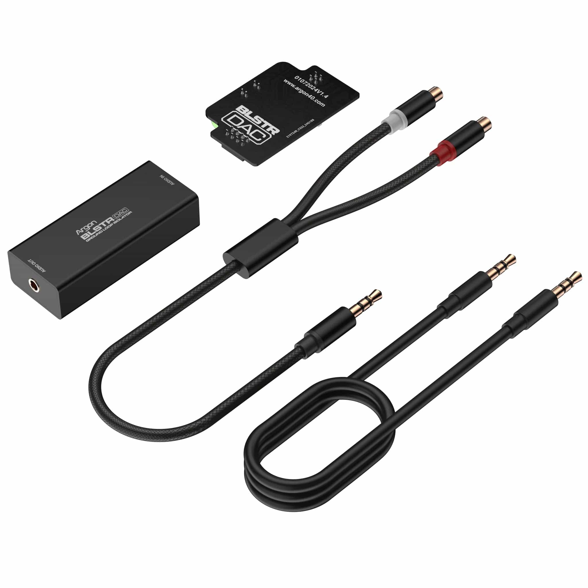 Argon BLSTR DAC with Ground Loop Isolator for Argon One V3 by Argon40 - The Pi Hut