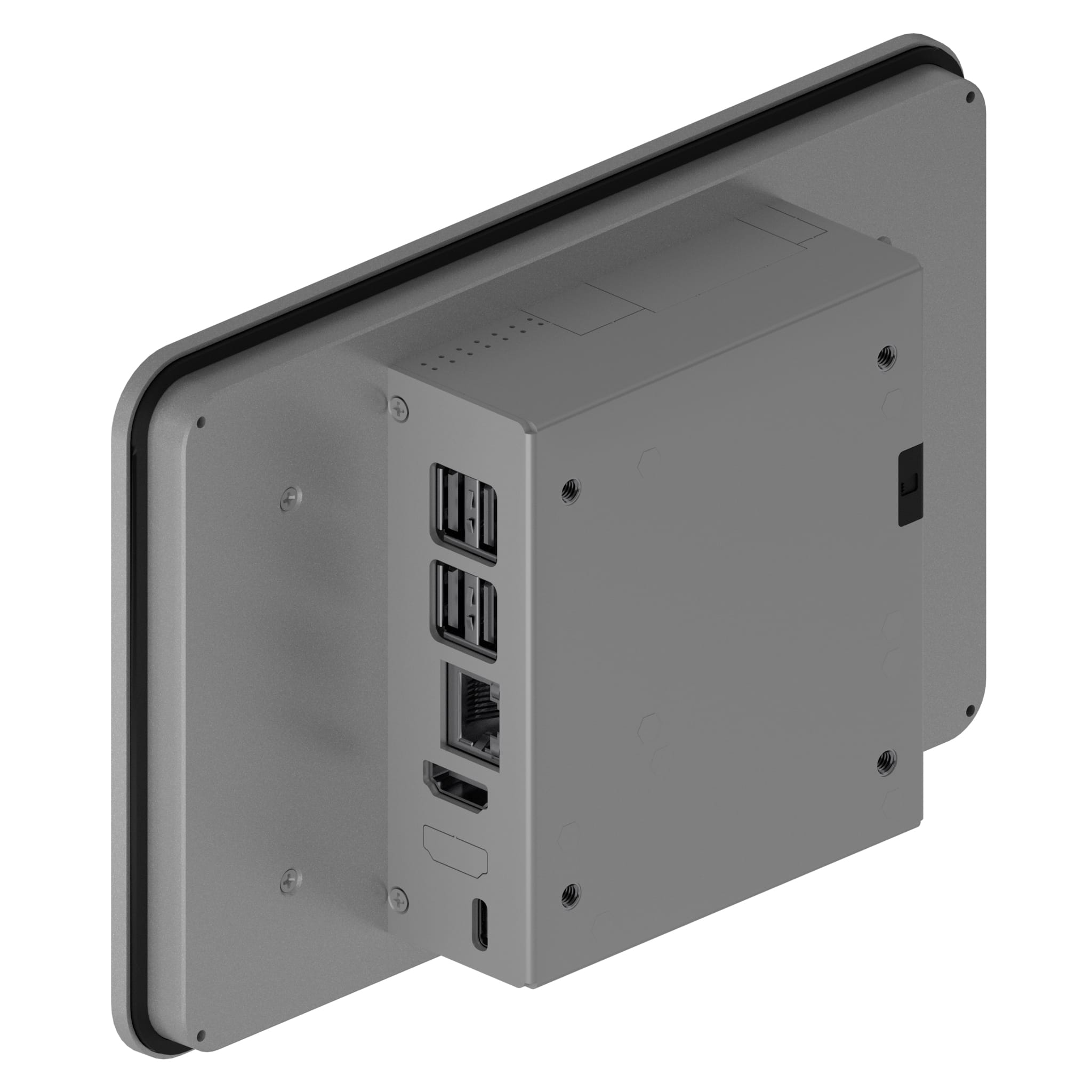 Argon Industria HMI 8CS - 8" Touch Display + Enclosure for Pi 5 by Argon40 - The Pi Hut