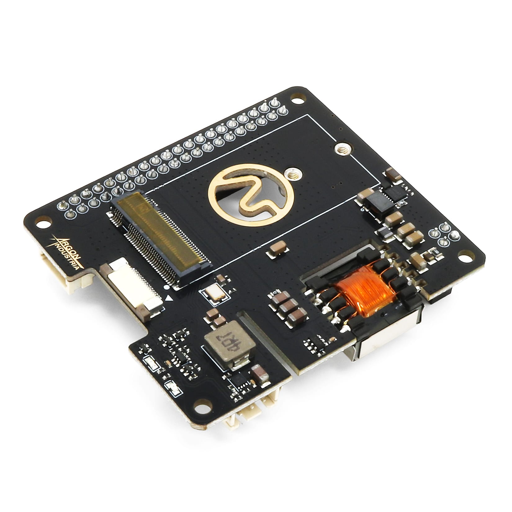 Argon Industria PoE+ HAT with NVMe by Argon40 - The Pi Hut