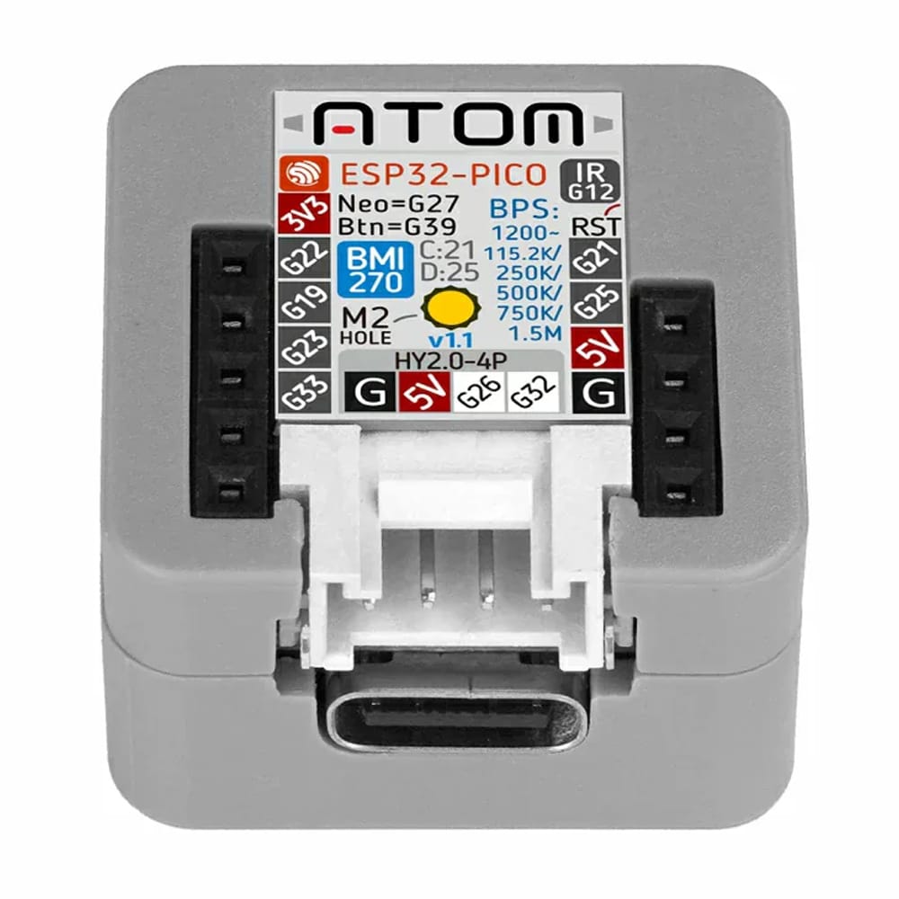 ATOM Matrix ESP32 Dev Kit v1.1 by M5Stack - The Pi Hut