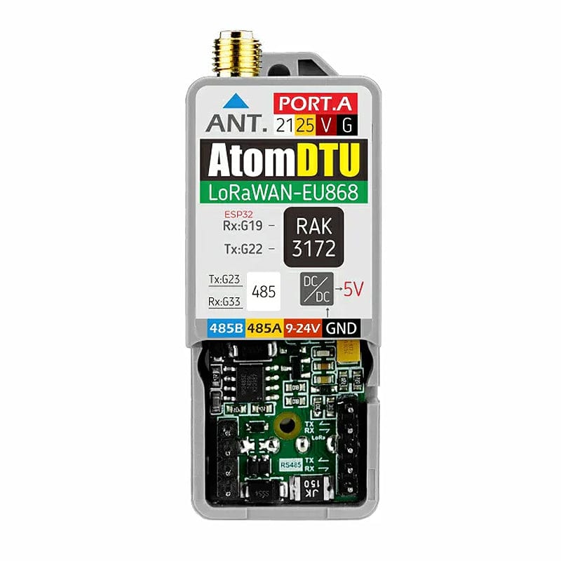 Atomic DTU LoRaWAN Base - EU868 by M5Stack - The Pi Hut