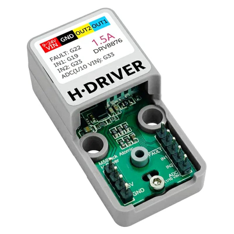 ATOMIC H-Bridge Driver Base (DRV8876) by M5Stack - The Pi Hut