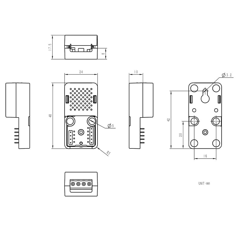 ATOMIC H-Bridge Driver Base (DRV8876) by M5Stack - The Pi Hut