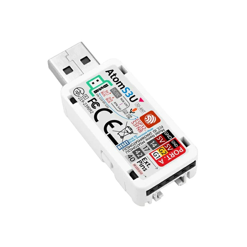 AtomS3U ESP32S3 Development Kit with USB-A by M5Stack - The Pi Hut