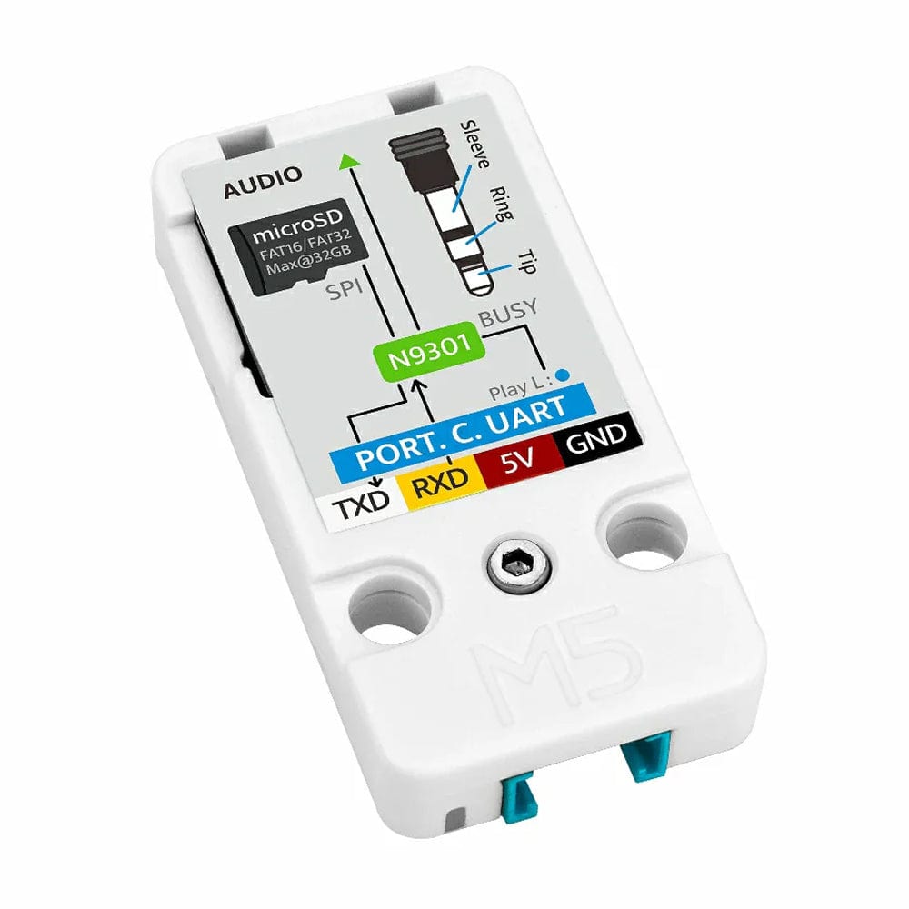 Audio Player Unit (N9301) by M5Stack - The Pi Hut