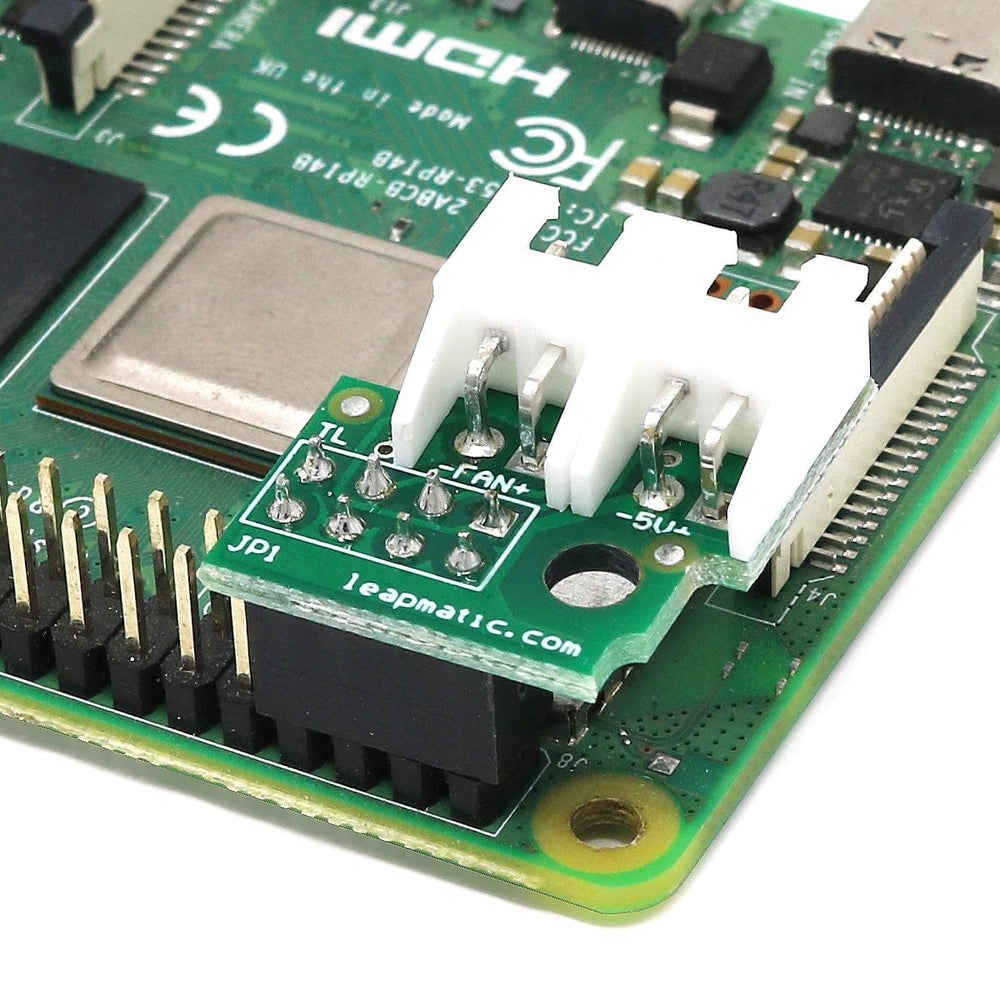 Auto-Fan Control & Crypto Module for Raspberry Pi (with 5V pins) by LeapMatic - The Pi Hut