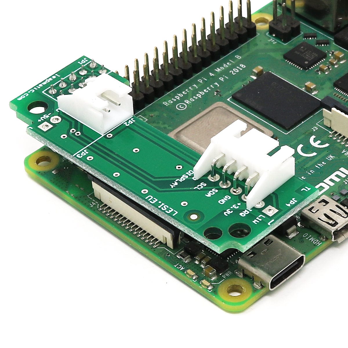 Auto-Fan Control & Crypto Module for Raspberry Pi (with I2C + 3.3V pins) by LeapMatic - The Pi Hut