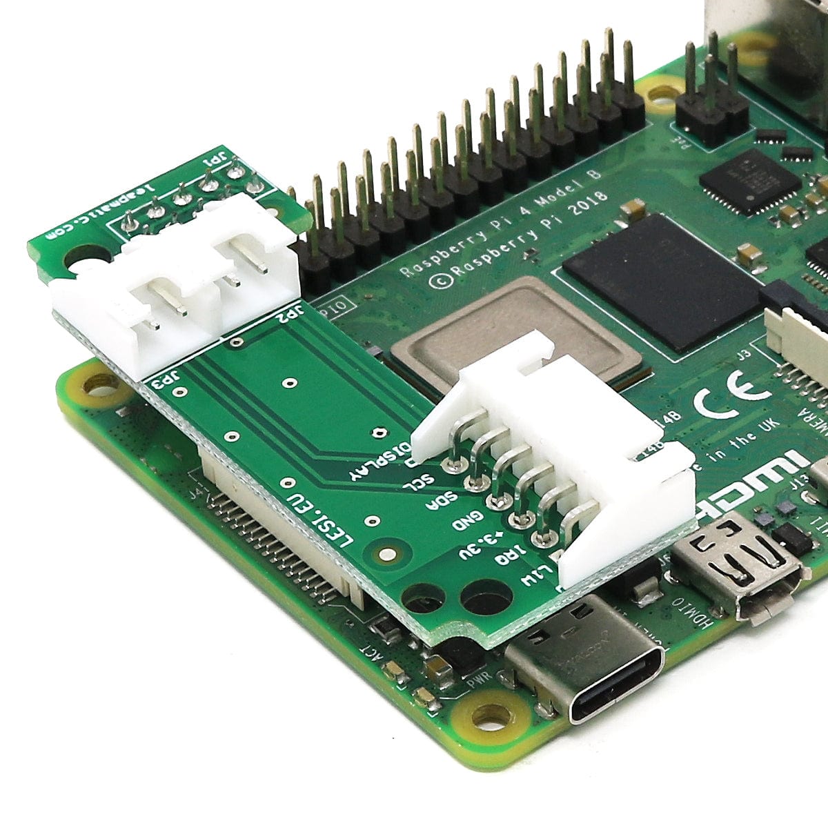 Auto-Fan Control & Crypto Module for Raspberry Pi (with I2C, 5V, 3.3V and UART pins) by LeapMatic - The Pi Hut
