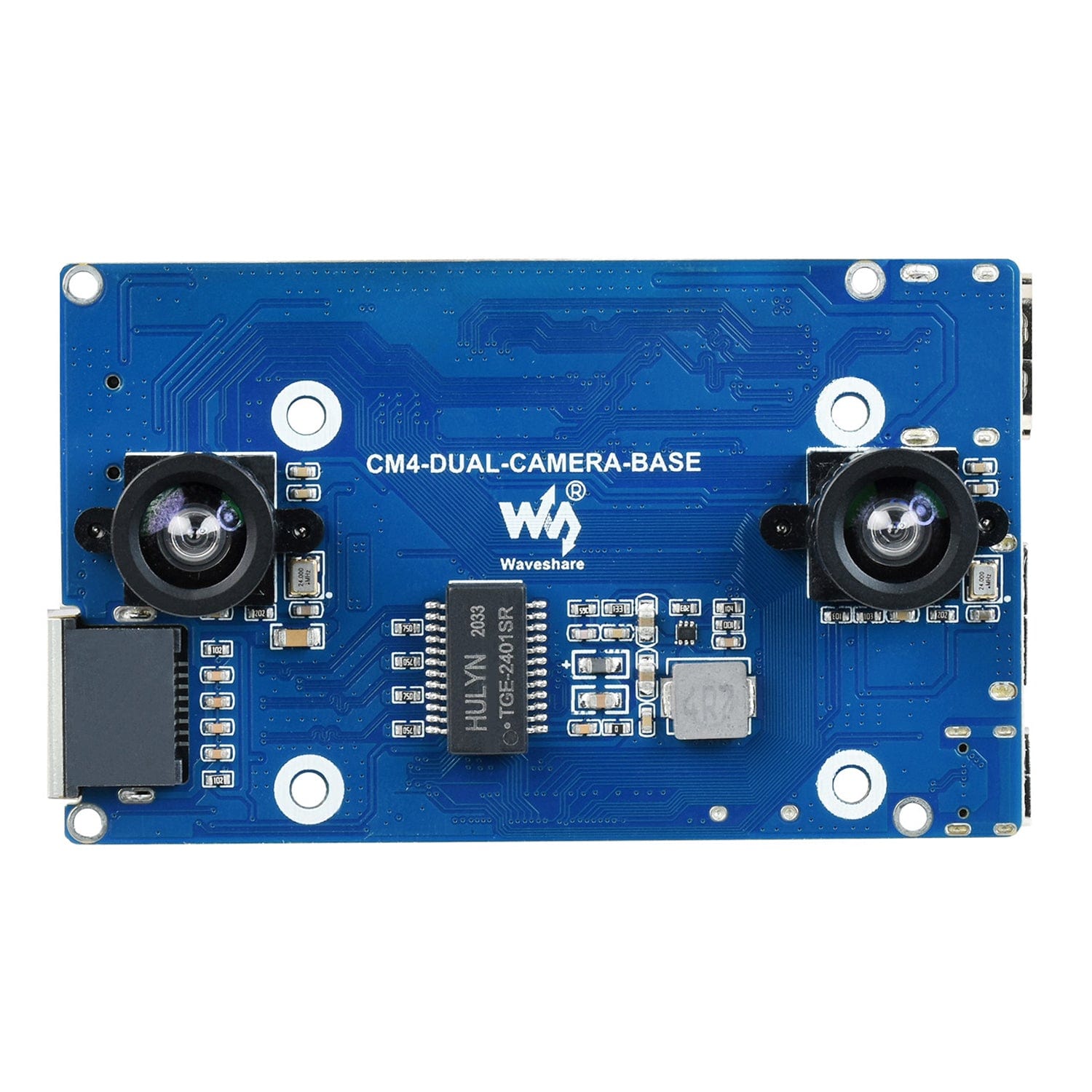 Binocular Camera Base Board for CM4 with Interface Expander by Waveshare - The Pi Hut