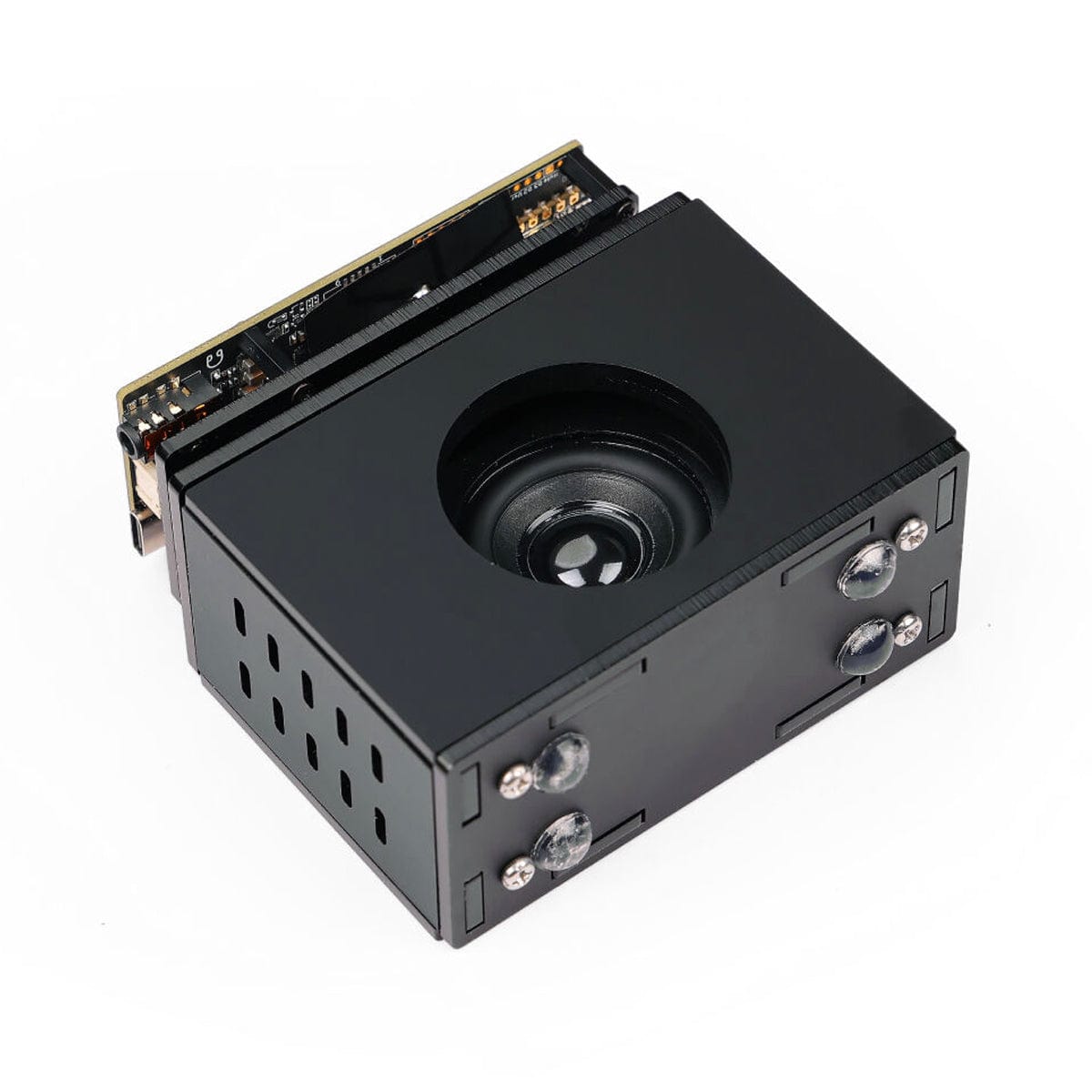 Black DIY Case for ReSpeaker Lite by Seeed - The Pi Hut