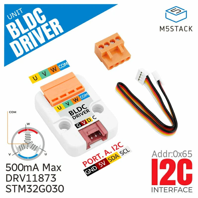BLDC Motor Driver Unit (STM32) by M5Stack - The Pi Hut