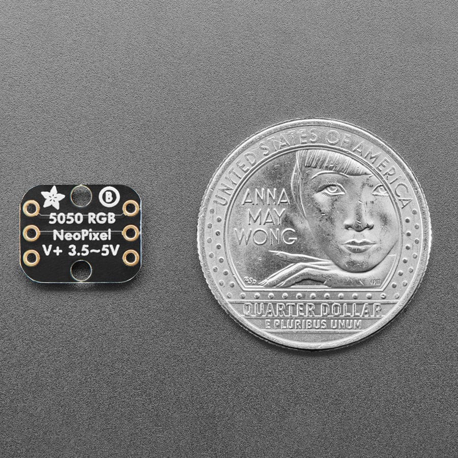Breadboard-friendly RGB Smart NeoPixel - Pack of 5 - The Pi Hut