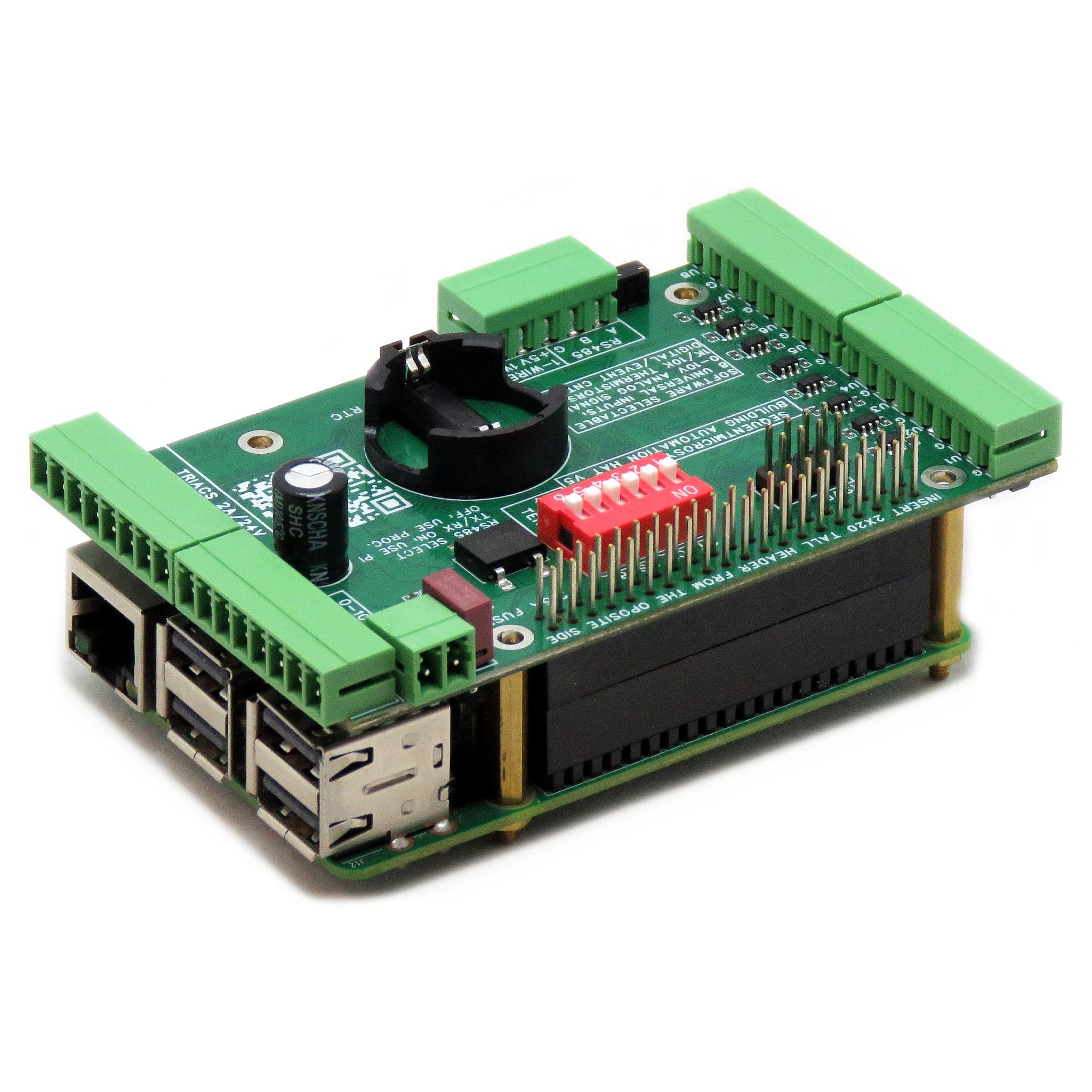 Building Automation 8-Layer Stackable HAT for Raspberry Pi (v5.0) by Sequent - The Pi Hut
