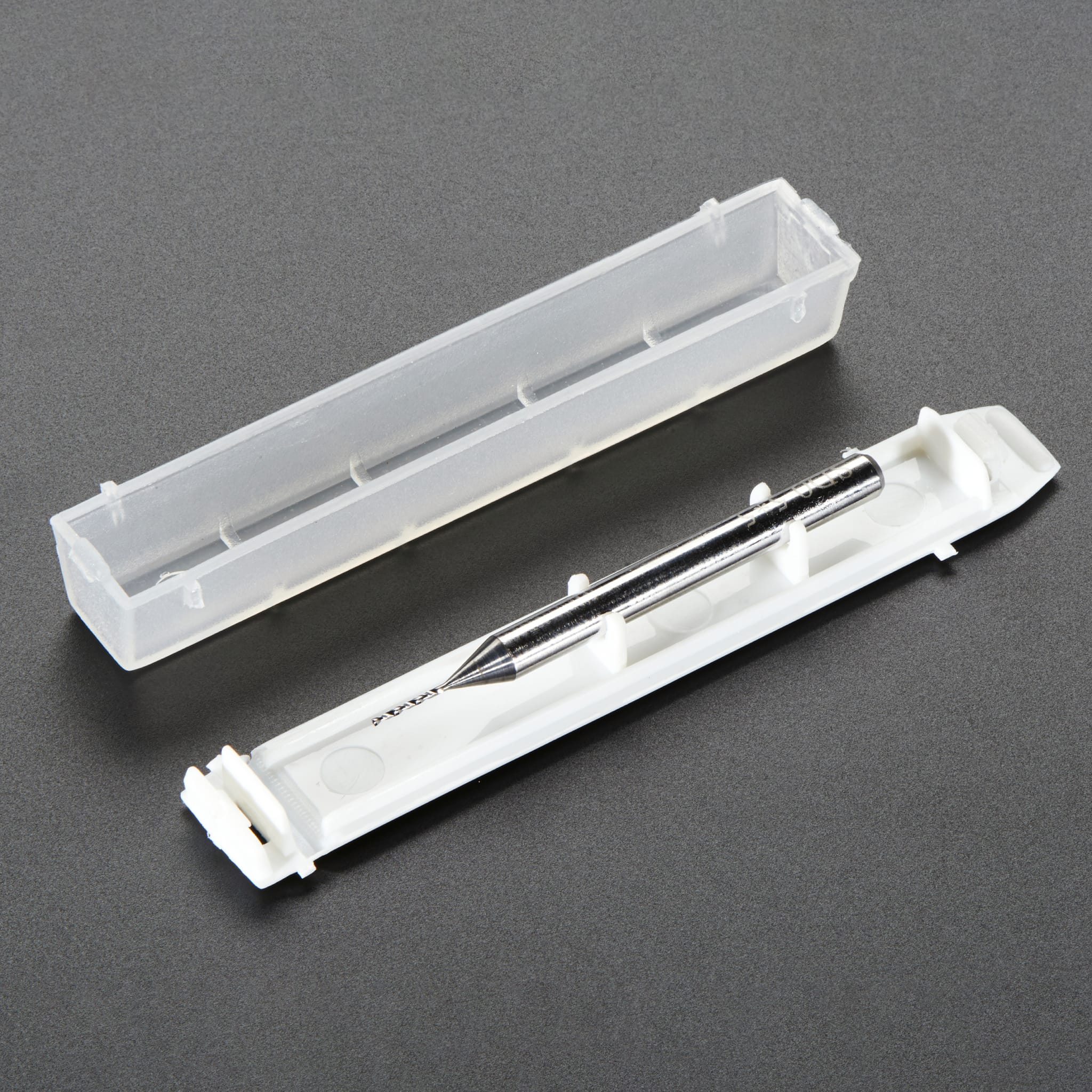 Carbide Square End Mill - 1/8" Shaft - 0.5mm Diameter by Adafruit - The Pi Hut