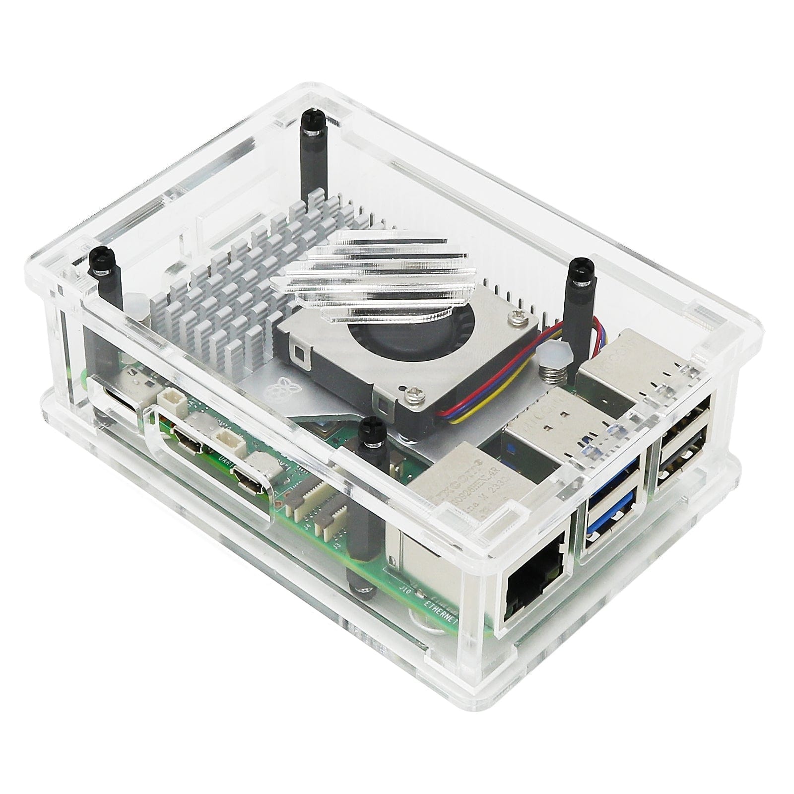 Case for Raspberry Pi 5 and Active Cooler by The Pi Hut - The Pi Hut